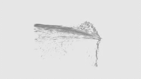 Water spray with pressur 1 Video stock 336322874