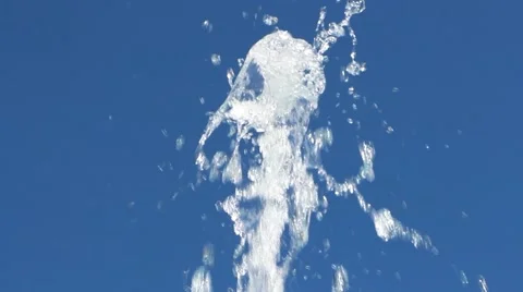 Water spraying in the sky Stock Footage 51694461