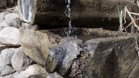 Water spring cascades Stock Footage 199377043