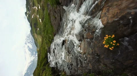 Water spring on Grindelwald 스톡 동영상 44233197