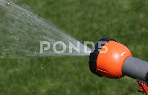 Water sprinkler closeup Stock Photos