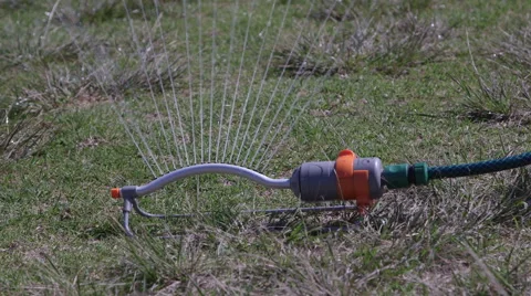 Water sprinkler Stock Footage 54260235
