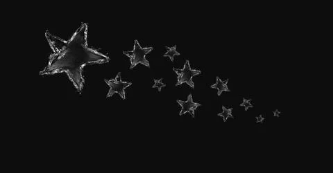 Water Star Trail Stock Illustration