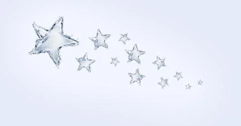 Water Star Trail Stock Illustration