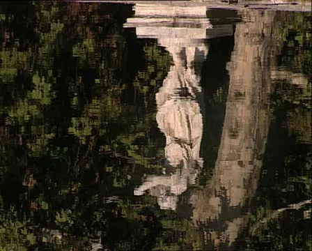 WATER statue reflecting in Video stock 11121108