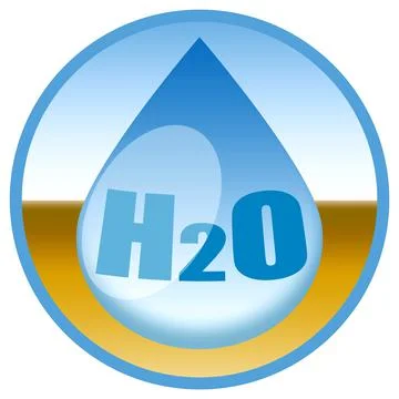 Water sticker Stock Illustration