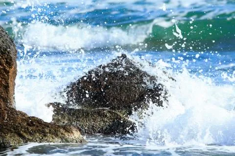 Water on the stone Stockfoto's