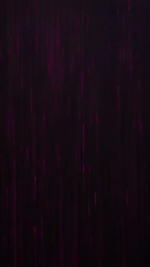 Water streaks fall continuously in the dark. Purple illuminated water texture. 動画素材 346911339