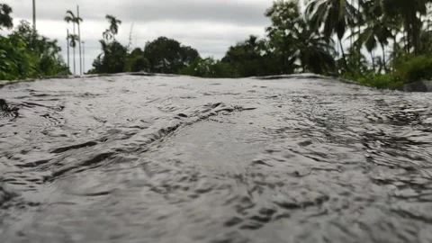 Water stream beautiful view Stock Footage 134788870