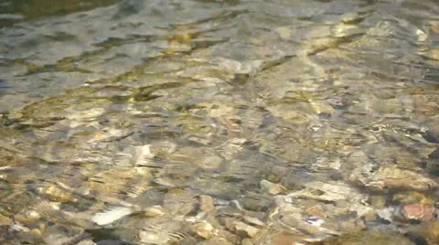 Water Stream Close Up 02 Stock Footage 11406836