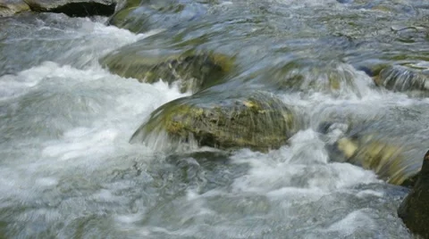 Water stream closeup Stock Footage 8687582