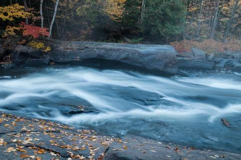 Water stream in fall Stock Photos