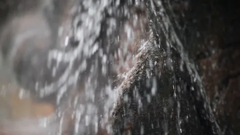 Water stream Falling From The Rock, Video Stock Footage 104467454