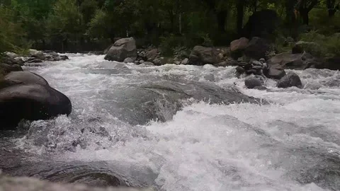 A water stream in Ghizar, Gilgit-Baltistan Stock Footage 131671643