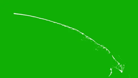 Water stream green screen motion graphic... | Stock Video | Pond5