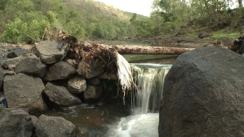 Water Stream India Video stock 111806360