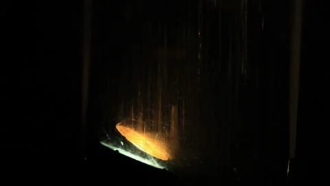 Water stream on lantern lamp Video stock 96339544
