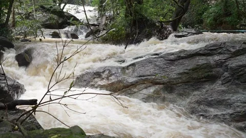 Water stream for nature background. Stockbeeldmateriaal 204088753