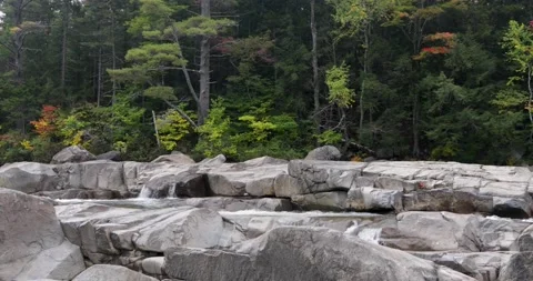 Water stream on the rocks 스톡 동영상 164260909