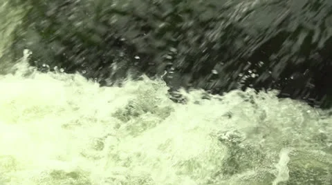 Water of a stream in slow motion (200fps) Stock-Footage 23484109