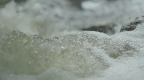 Water stream in slow motion, 200fps  Stock Footage 62596801