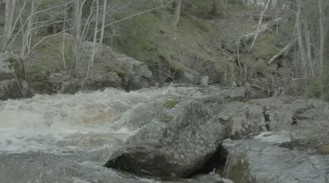 Water stream in slow motion, 200fps  Stock Footage 62597319