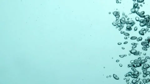 Water stream in slow motion  4K Stock Footage 254061946