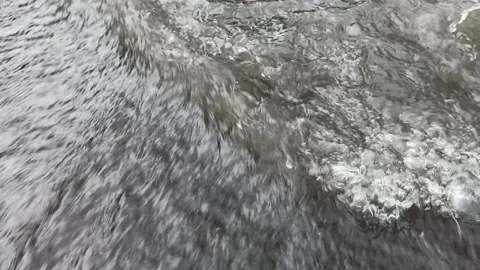 Water Stream In Small River After Rain Stock Video Stock Footage 130501724
