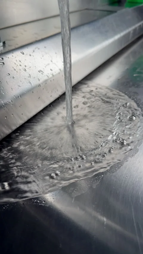 Water stream splashing Stock Footage 339985641