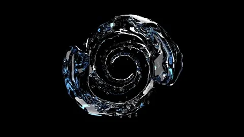 Water stream vortex1 Stock Footage 340281114
