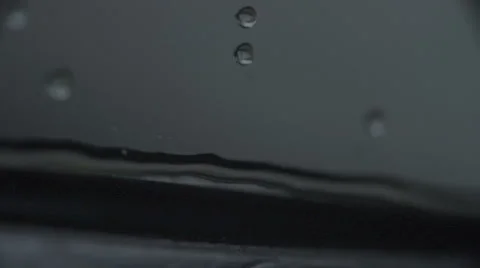 Water streams at base of windshield 스톡 동영상 52137636
