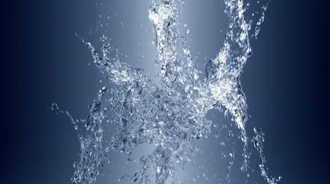 Water structure morphing with alpha matte Stock Footage 67554447