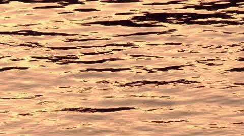 Water at Sunset Stock-Footage 10747538