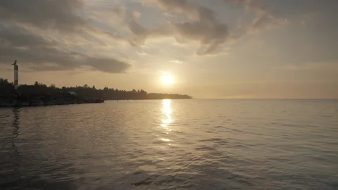 Water at Sunset Video stock 155470780