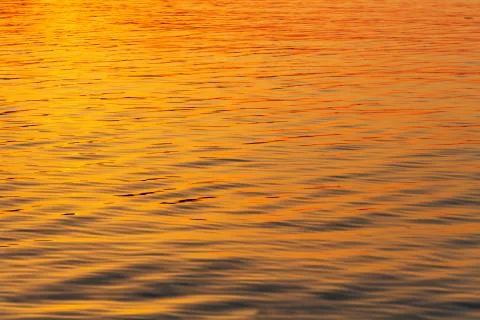 Water at sunset texture Foto stock
