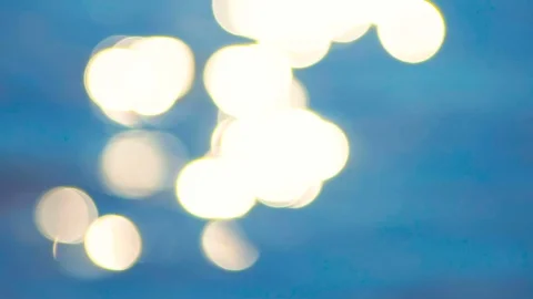 Water sunshine bokeh Stock Footage 69808024