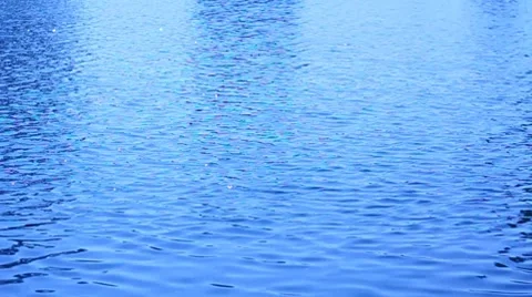 Water Surface 65 Slow Motion Loop Stock Footage