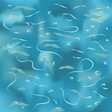 Water Surface Abstract Background and Vector Wallpaper Stock Illustration