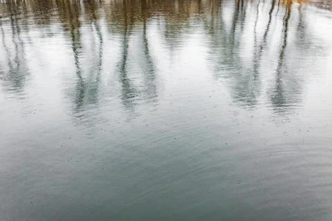 Water surface abstract background of river pattern with small waves. River Foto stock
