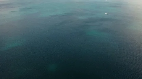 Water surface aerial view. Stock Footage 118664350