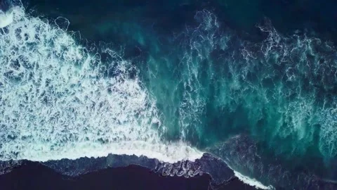 Water surface aerial view Stock Footage 288008356