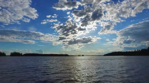 Water surface aerial view Stock Footage 288011206