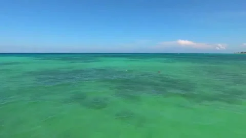 Water surface aerial view Stock Footage 288613585