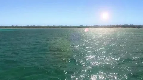 Water surface aerial view Stock Footage 288645678