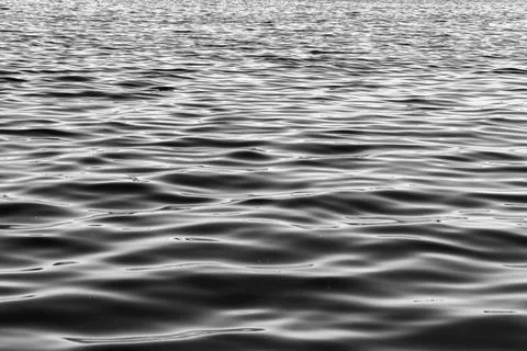 Water surface in black and white mode Stock Photos