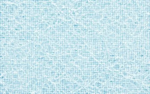 Water surface with caustic phenomenon, 3d rendering. Stock Illustration