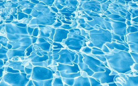 Water surface with caustic phenomenon, 3d rendering. Stock Illustration