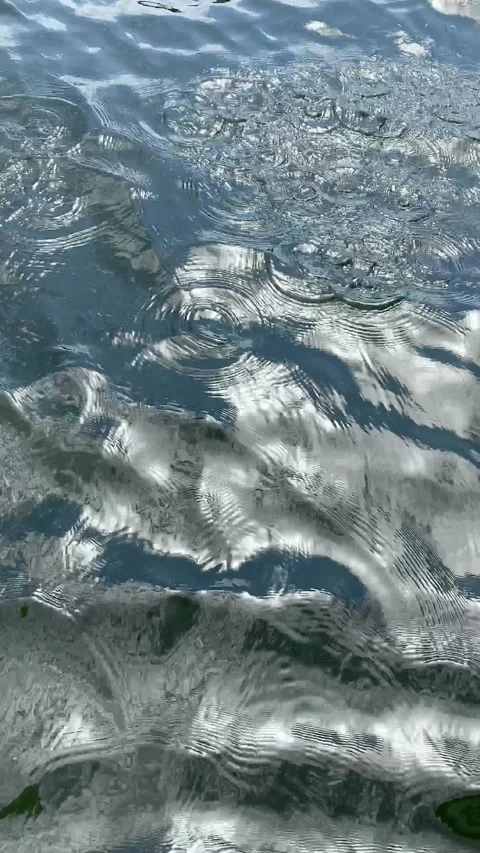 Water surface close up with paddle Stock Footage 139772136