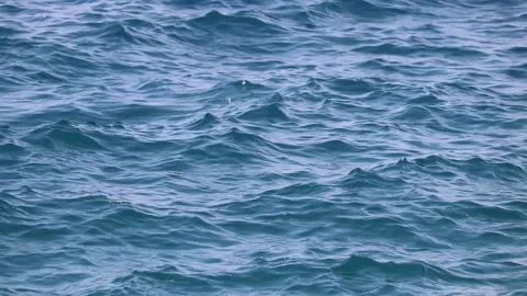 Water surface of deep blue sea Stock Footage 153237659