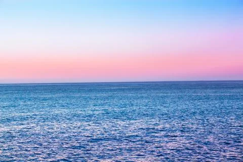 Water surface at the evening Stock Photos